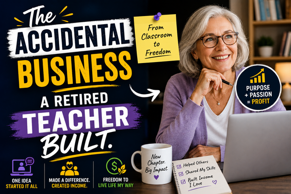 The accidental business a retired teacher built.