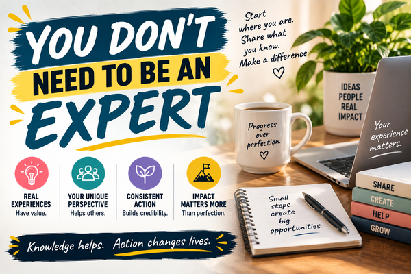 "You don't need to be an expert"