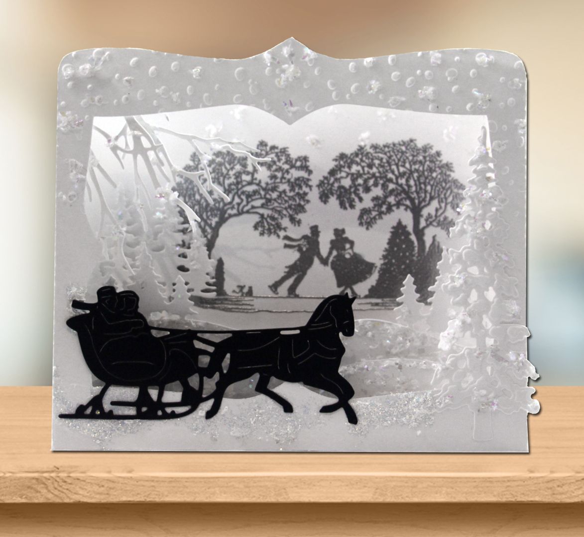 Winter Romance Box Card
