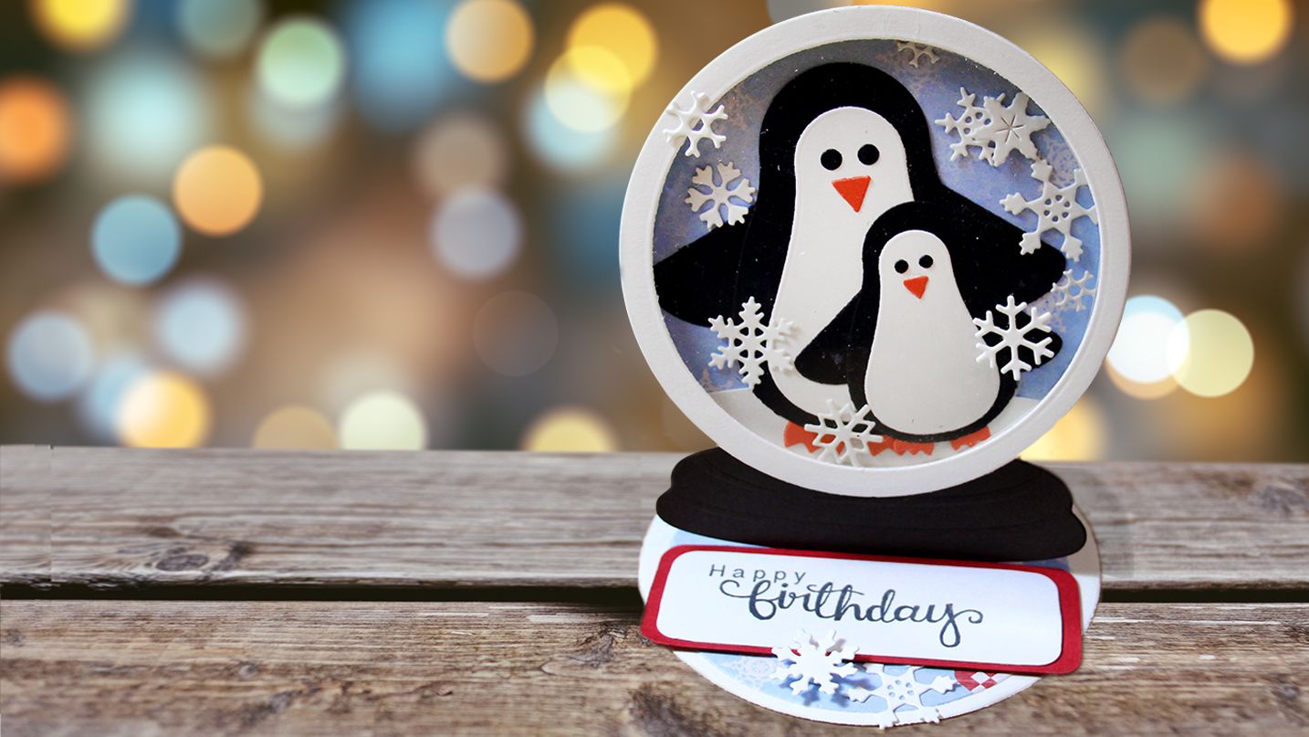 Penguin Easel Card