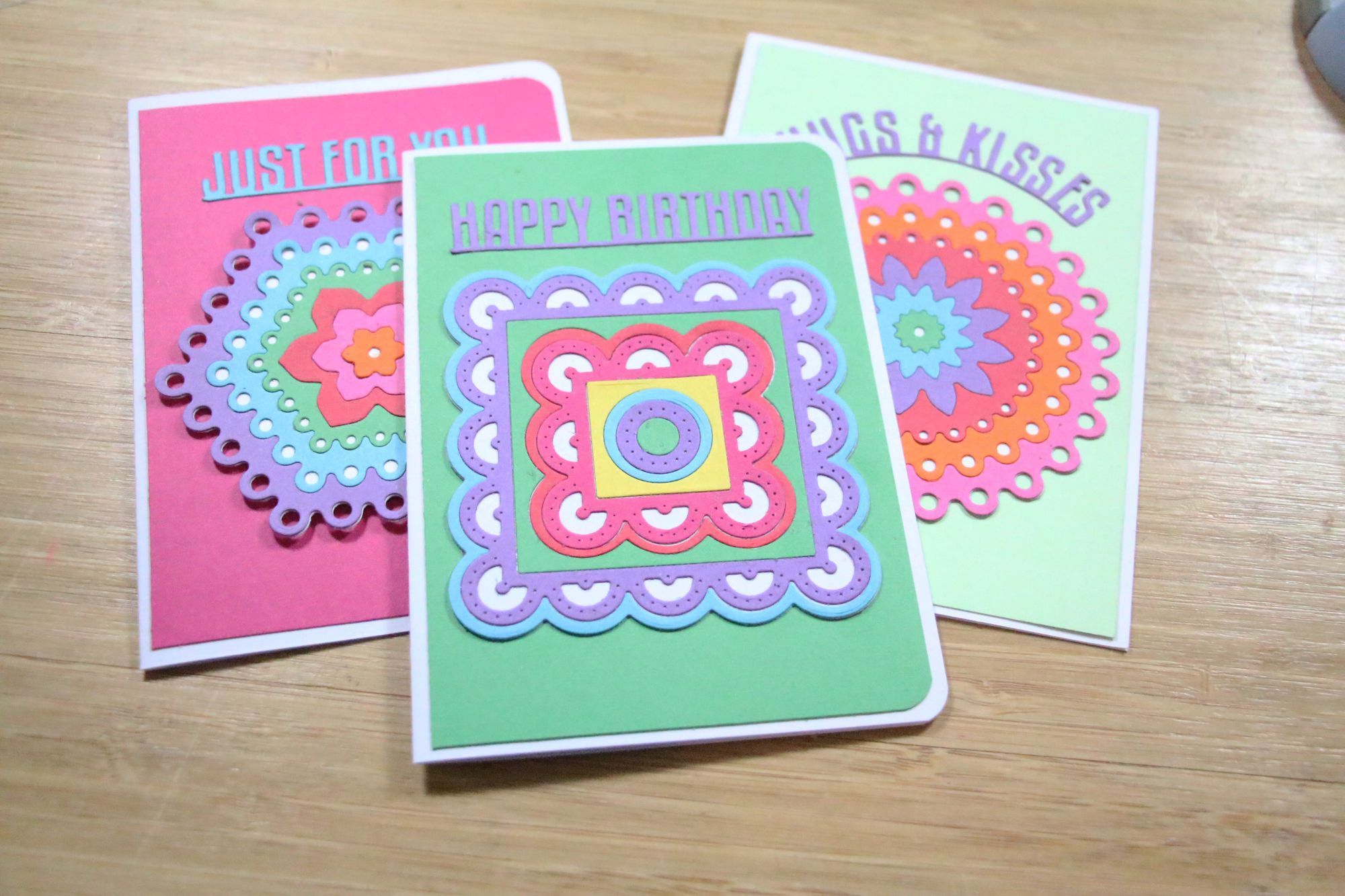 Colourful Multiframe Cards