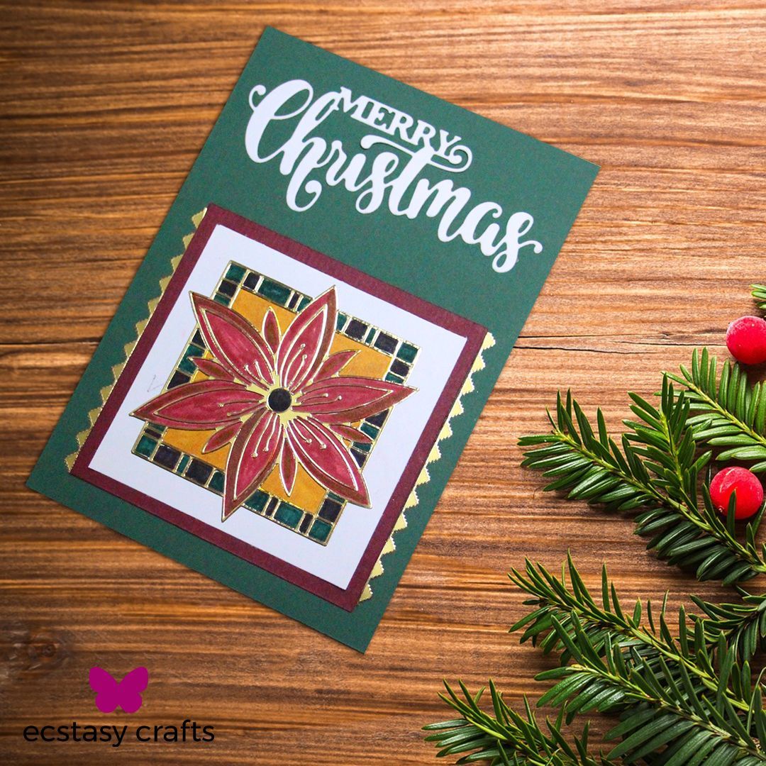 Simple Christmas Sticker Card