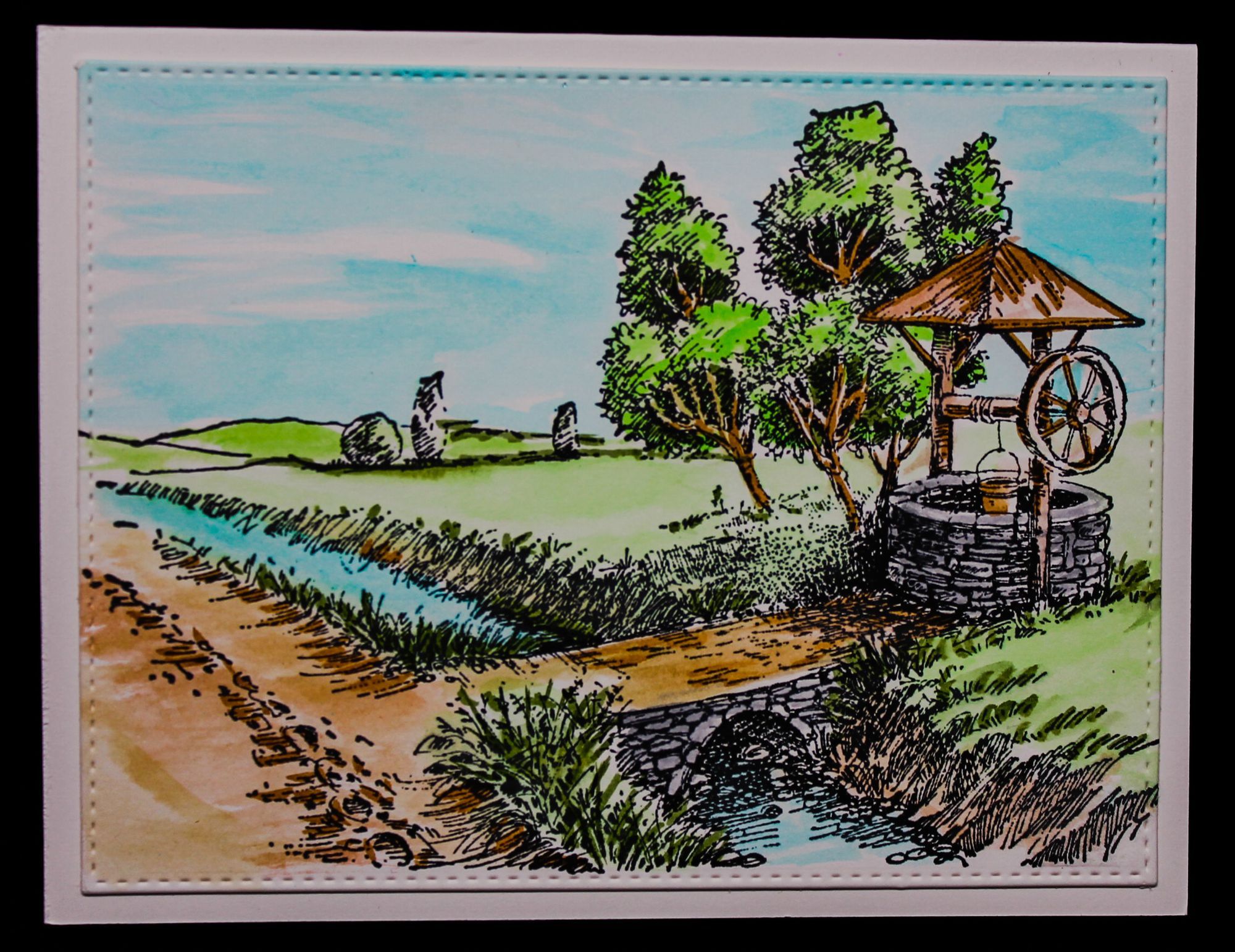 How to Color Your Scene Stamps