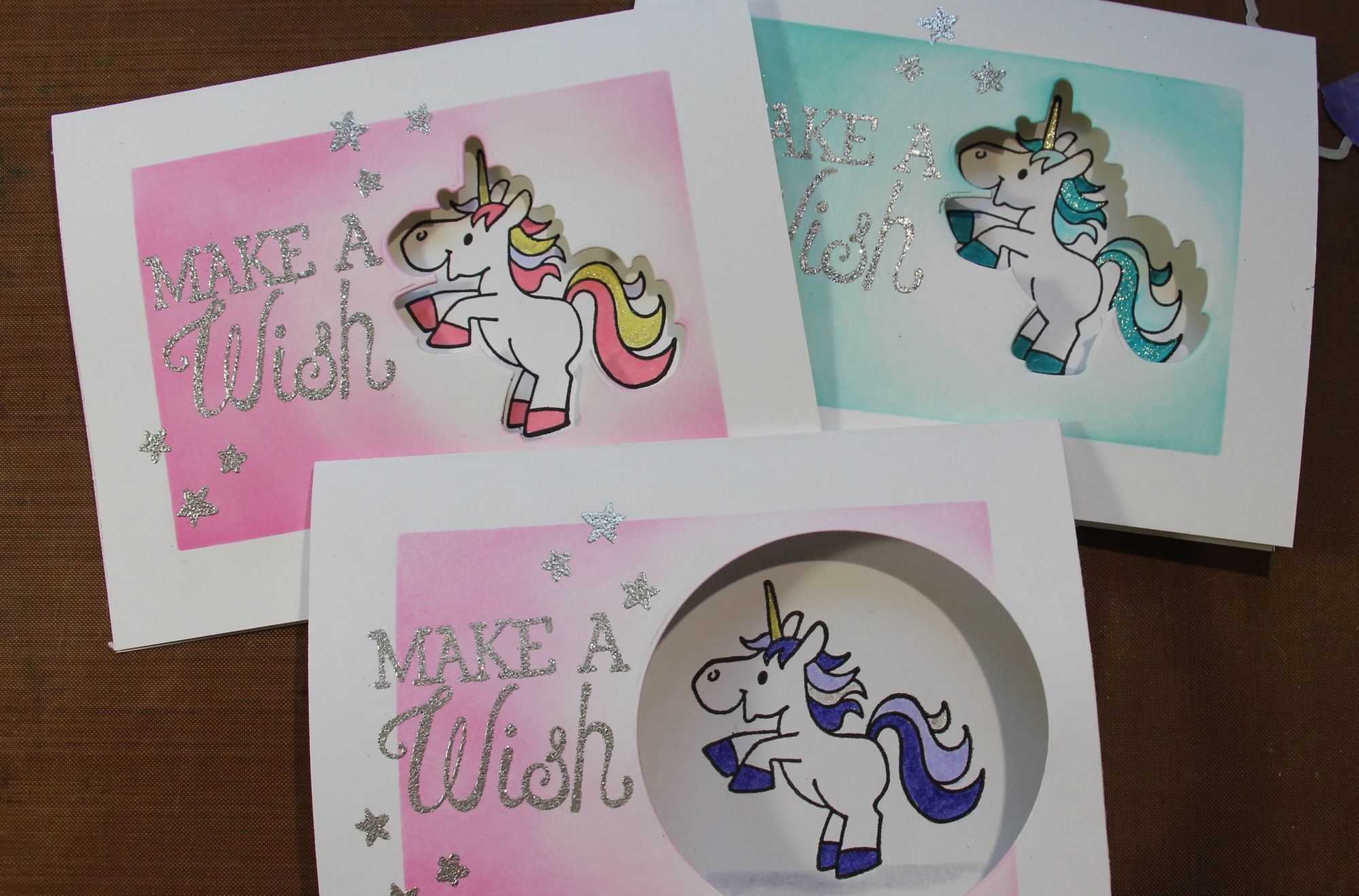 Unicorn Window Card