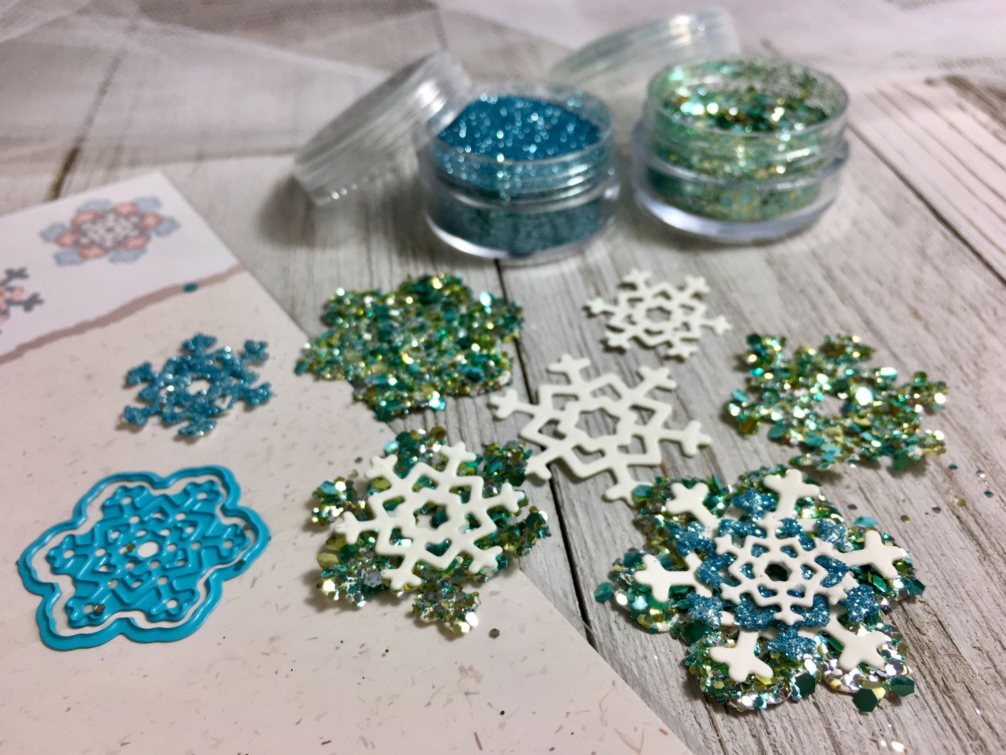 Getting Frosty with Layered Snowflake Dies