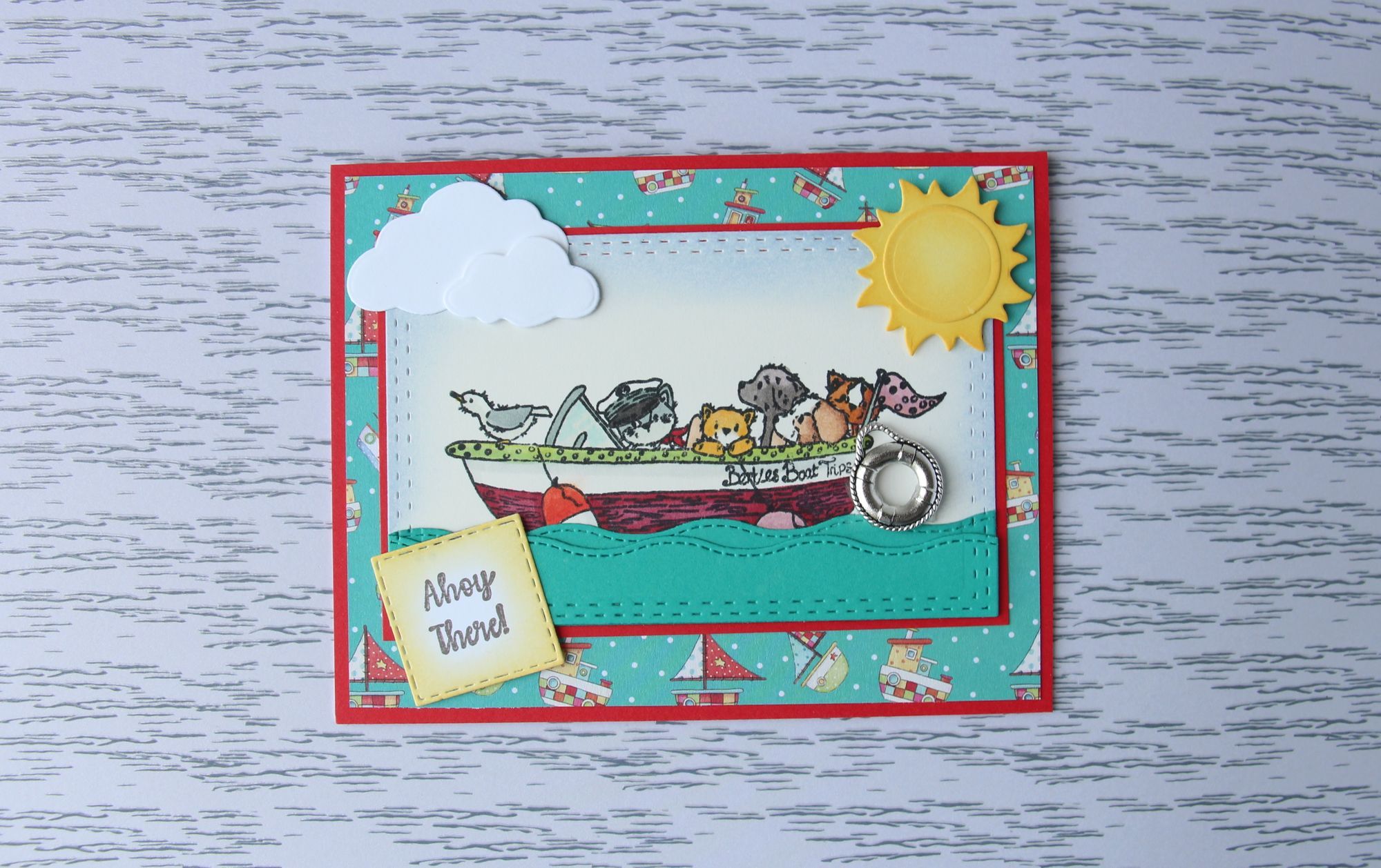 Sandy Paws A2 Card