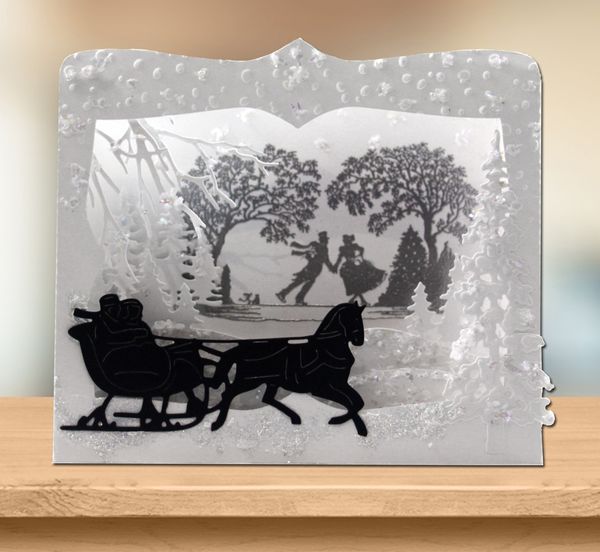 Winter Romance Box Card