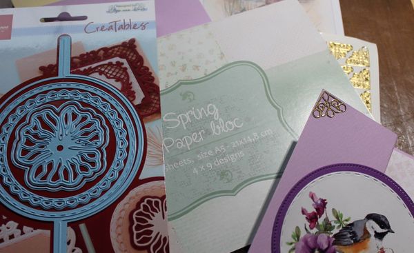 Virtual Open House - Marianne Design Fancy Fold Card