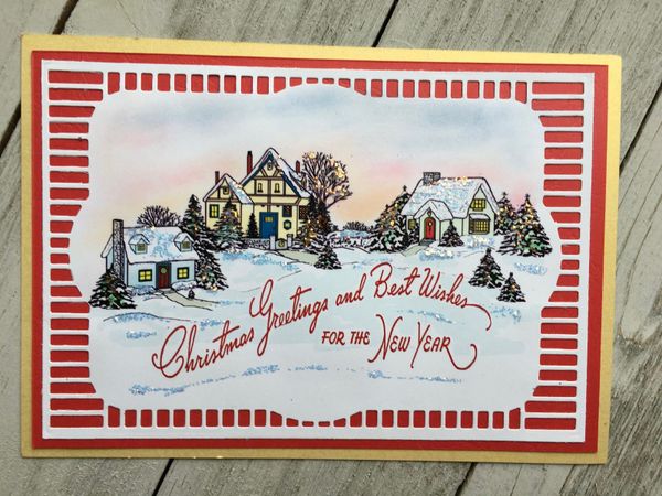 Scene Building with Frog's Whiskers Ink Stamps