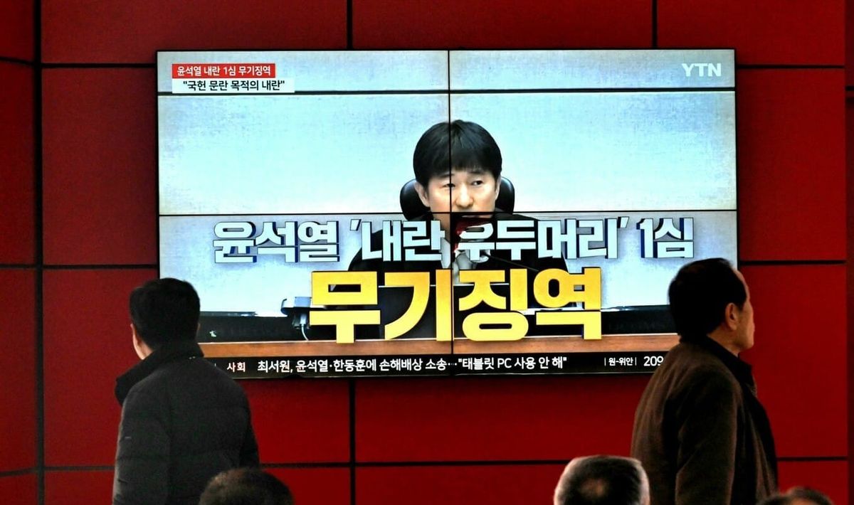 Yoon Suk-Yeol is sentenced to life imprisonment.