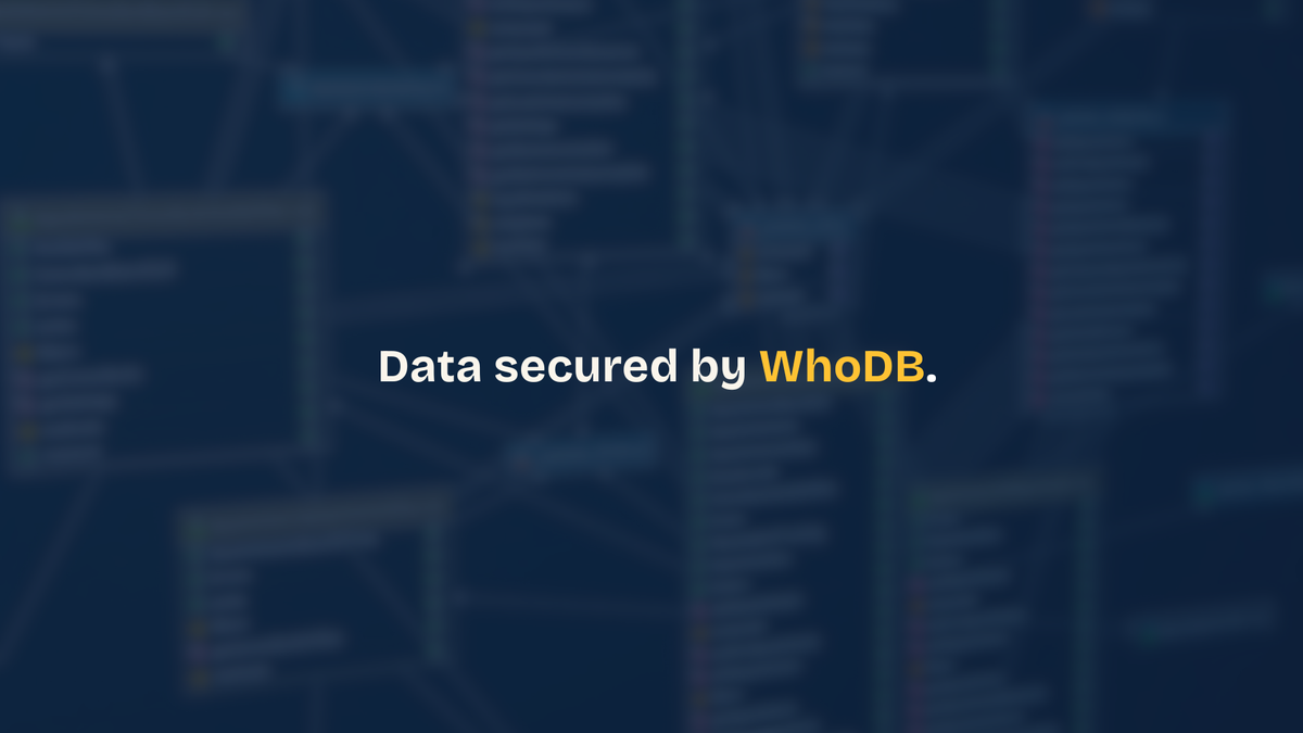 How WhoDB Completed the Database Experience for a Security Platform