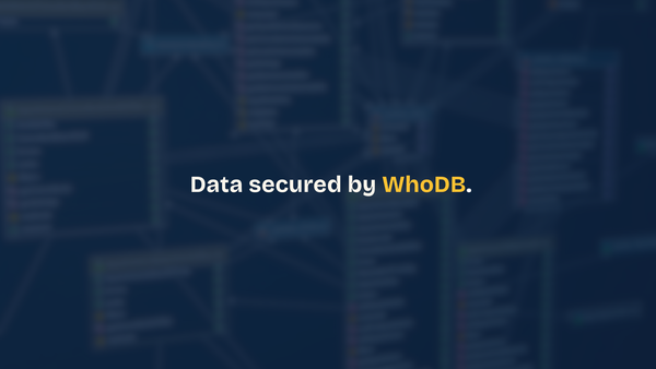 How WhoDB Completed the Database Experience for a Security Platform