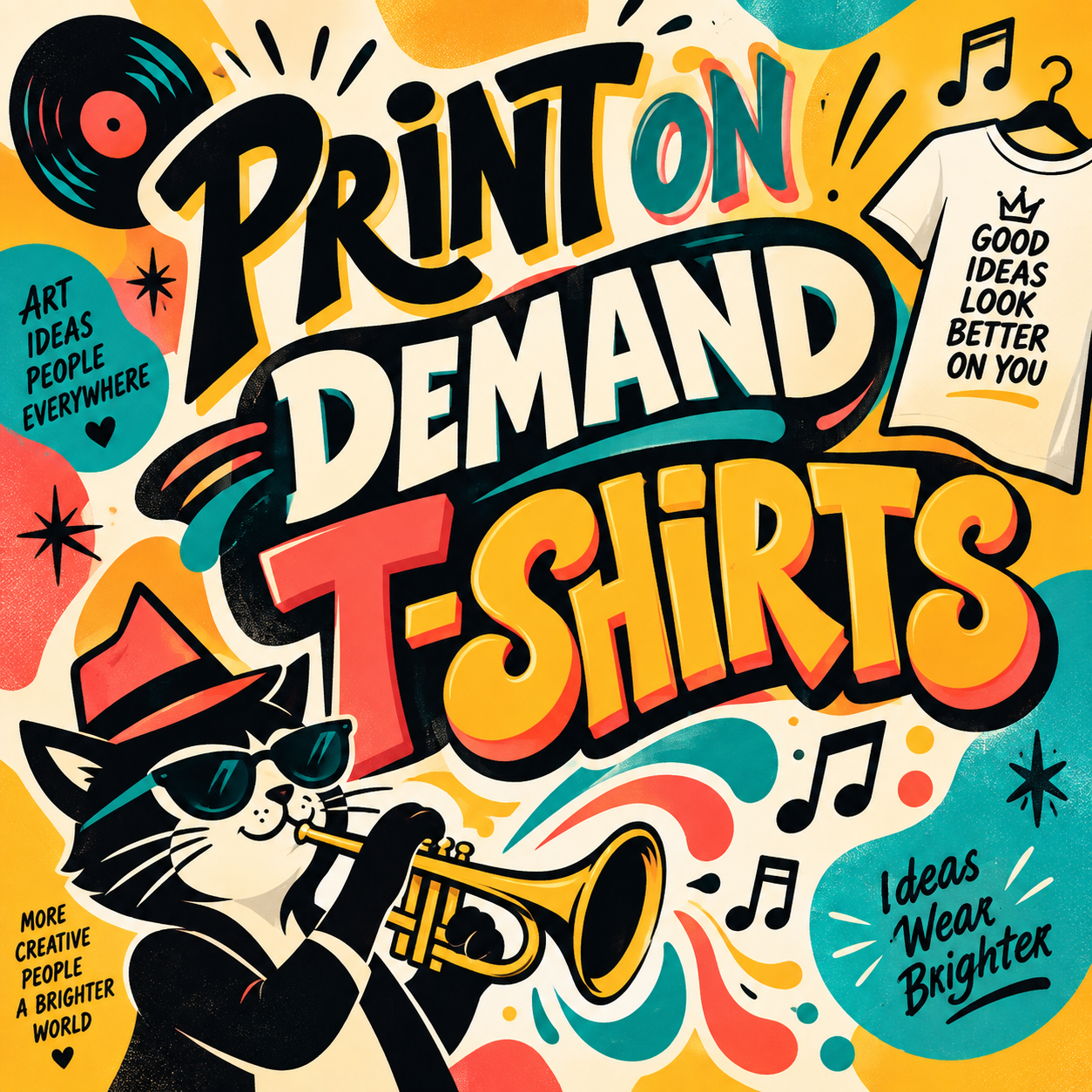 Print-On-Demand Tees: My first side hustle experiment