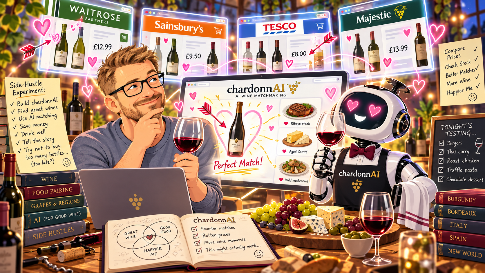 Side hustle #2: AI wine matchmaking (part 1)