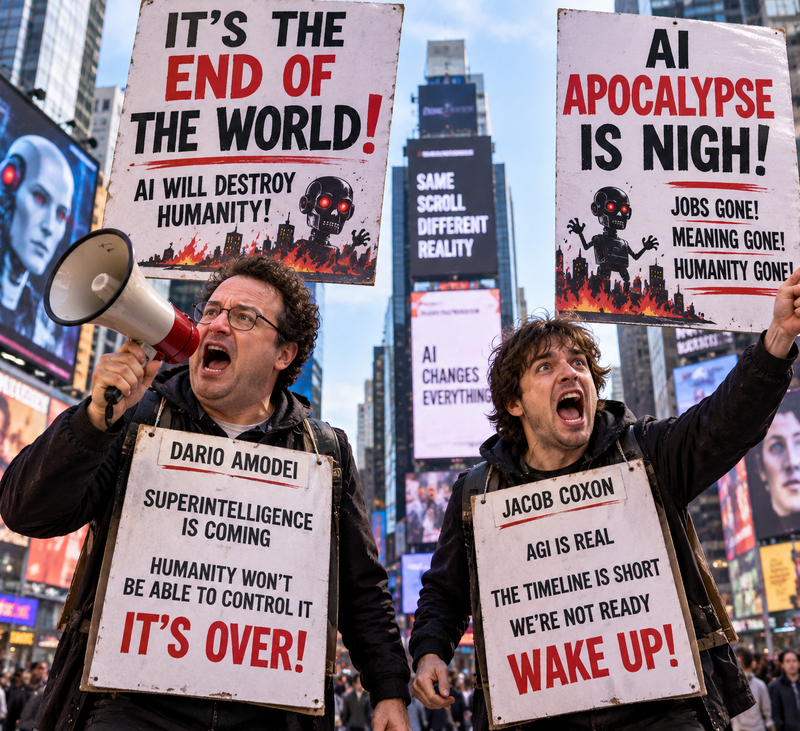 No Jacob, the end of the world will be depressingly boring