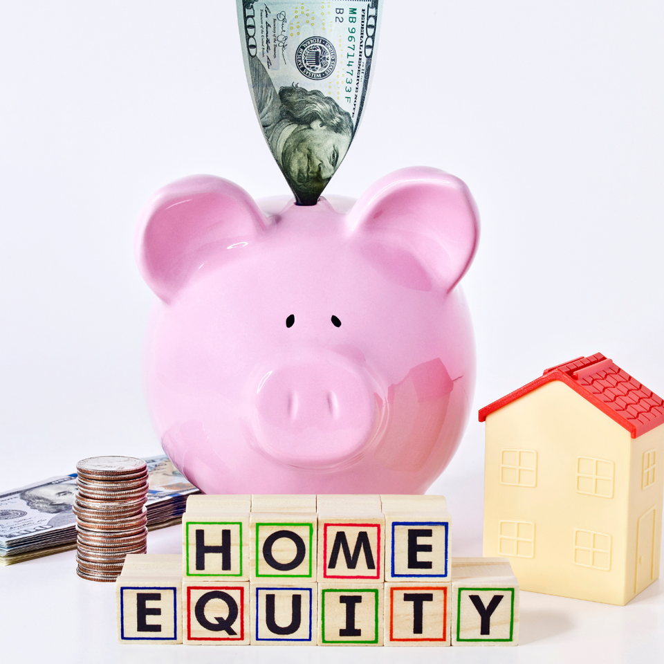 How do homeowners access the equity in their house?