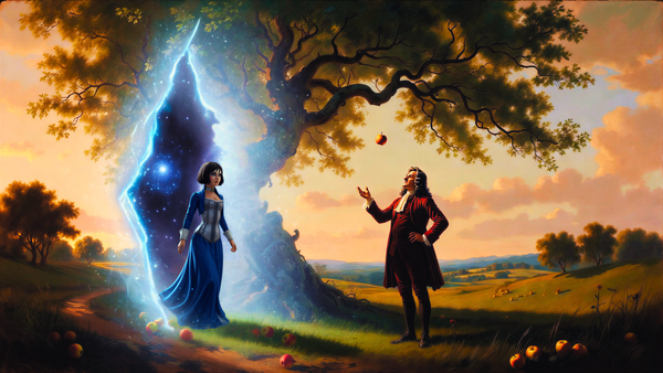 Fate on The Evolution of Apples and Newtoning Newton