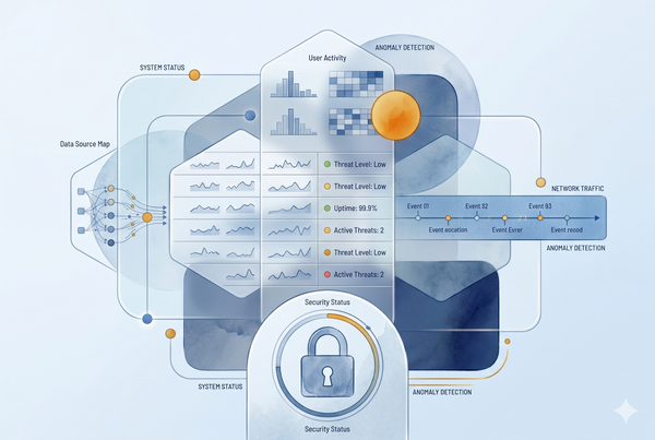 Sample cyber dashboards to show the Board