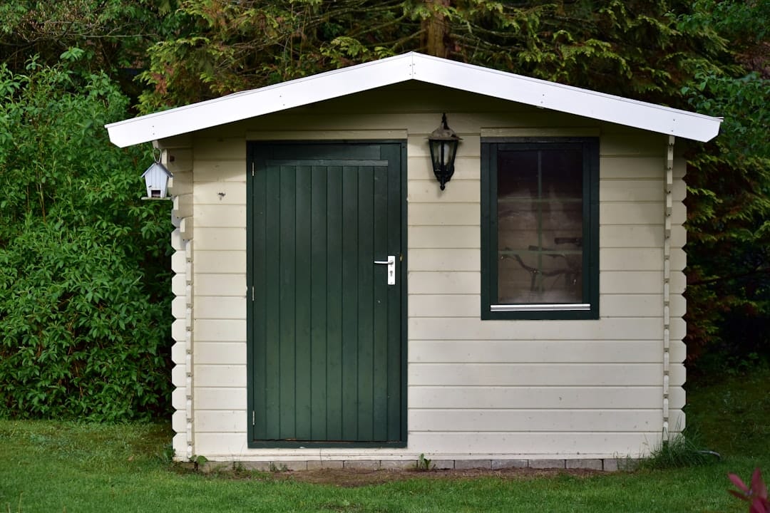 A small backyard cottage-style accessory dwelling unit