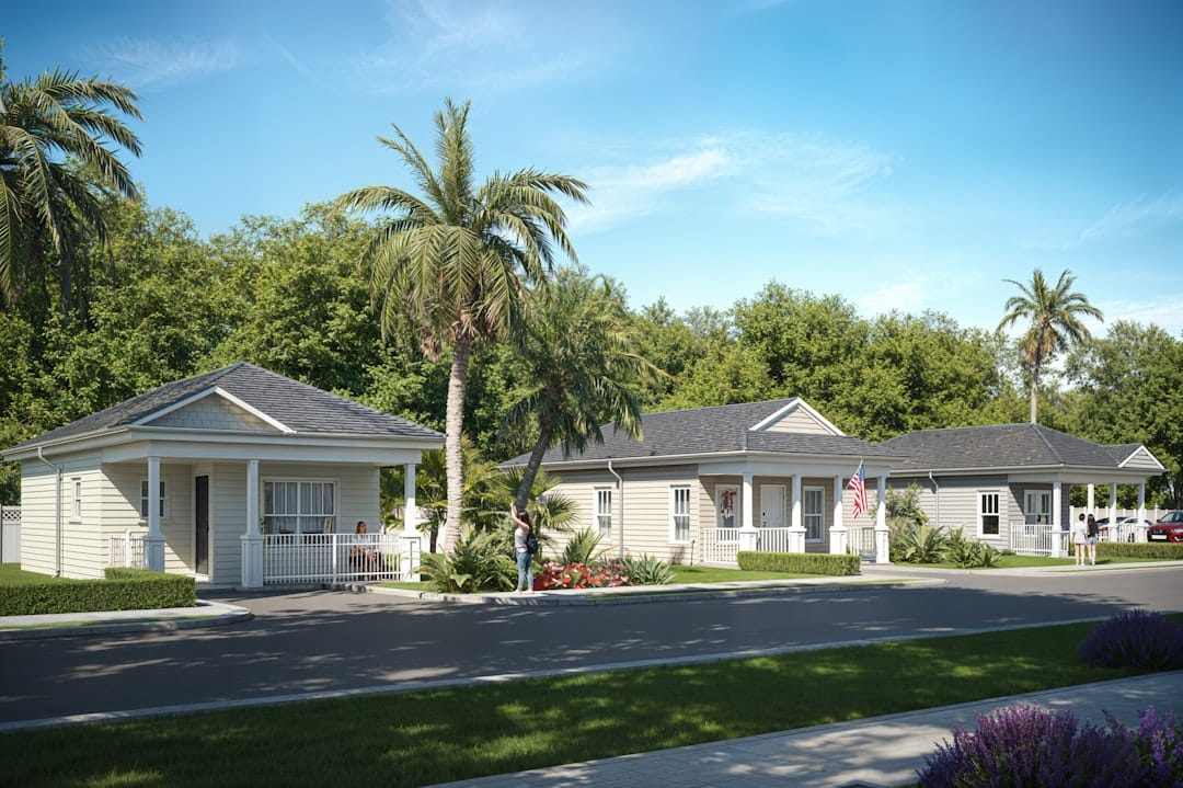 Family-sized single-family home with attached garage in a Florida suburb