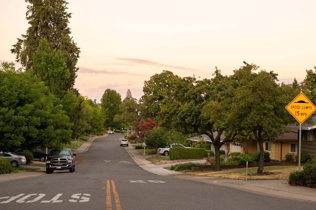 Suburban residential street in Brandon, east Hillsborough County
