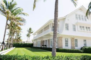 Single-family home near the water in a Tampa-area Florida neighborhood