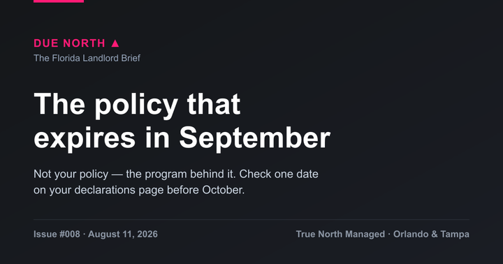 The policy that expires in September