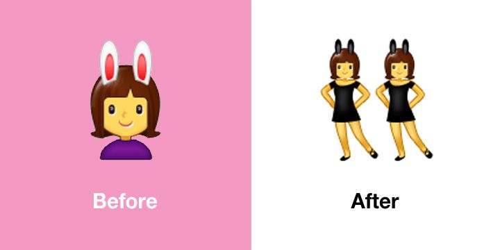 Emojipedia-Samsung-One-UI-1.5-Emoji-Changelog-Comparison-Women-With-Bunny-Ears