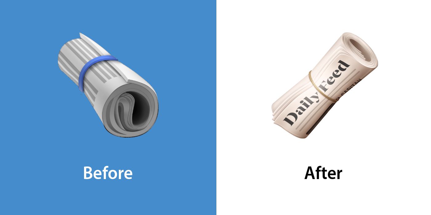 Emojipedia-Facebook-Changelog-Comparison-13_1-Rolled-Up-Newspaper