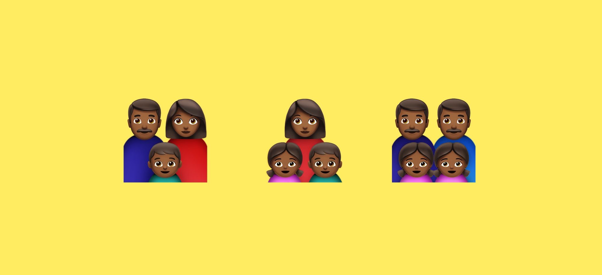 Why There Aren't Black Family Emojis