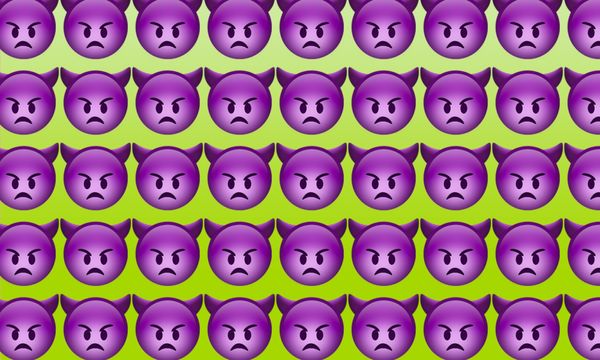 What Does The 👿 Angry Face With Horns Emoji Mean? [Emojiology]
