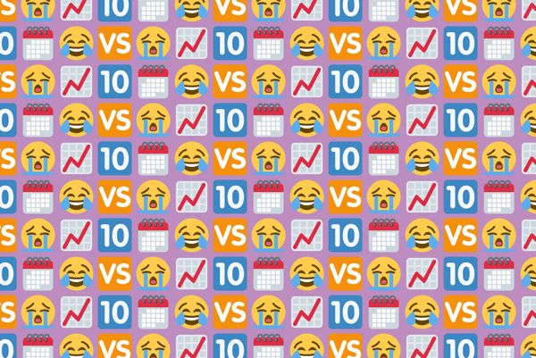 10 Years of 😂🆚😭 on Twitter