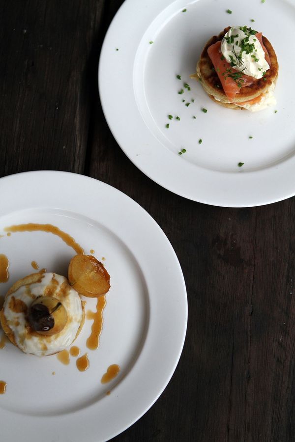 Buckwheat Blinis (Two Ways)