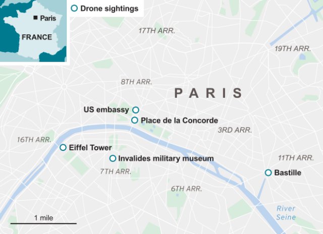 Drone sitings