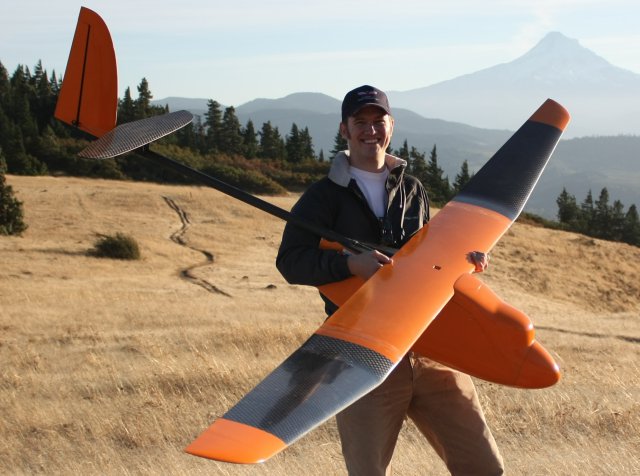 Rob Coatney With Gooney Bird UAV