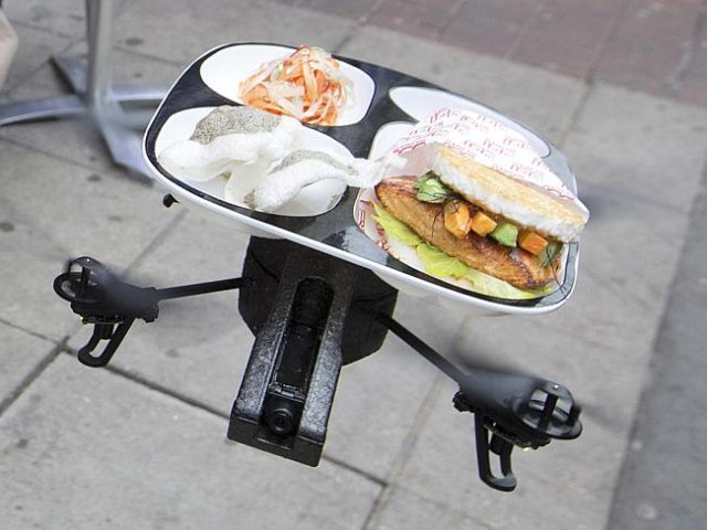 Sushi drone
