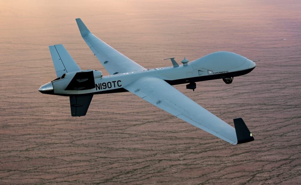 GA-ASI Completes Full-Scale Static Testing on MQ-9B SkyGuardian Wing Structure