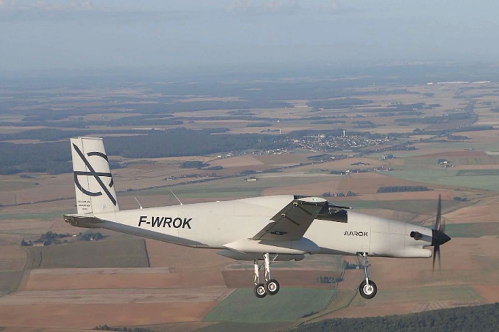 Successful First Flight for French MALE Drone AAROK from Turgis Gaillard