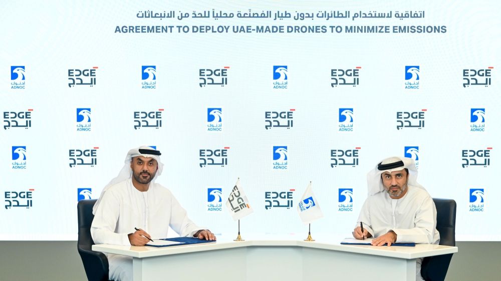 Abu Dhabi National Oil Company Partners with EDGE to Use UAE-Made Drones to Minimize Emissions