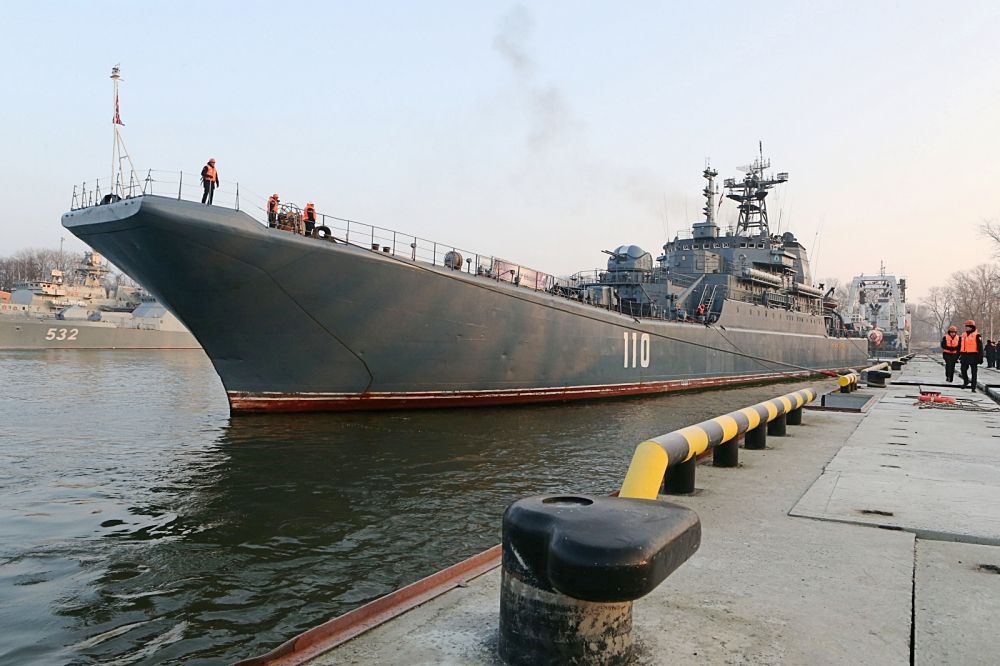 Russian Navy Ship Caught Lurking Off Denmark’s Coast as Drones Attack