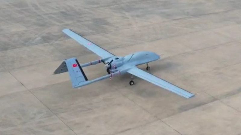 Bayraktar TB3 Deck-Folding Wing UAV First Flight