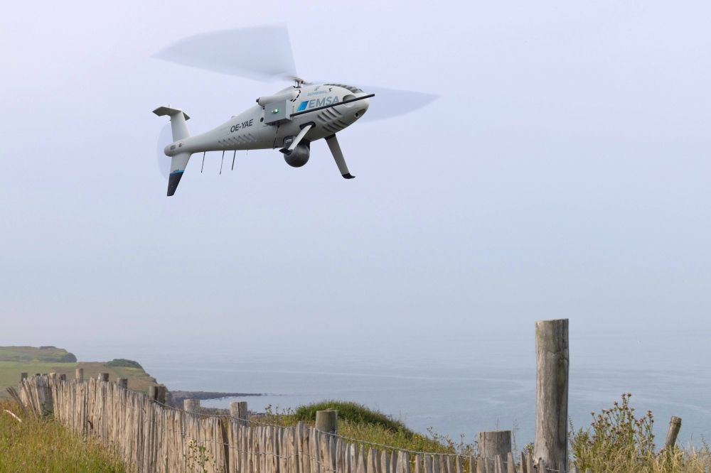 Schiebel CAMCOPTER S-100 Delivers Emission Monitoring and Maritime Surveillance for EMSA in France