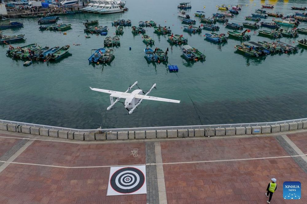 Drone Delivery Flights Carrying Seafood Begin Operation in Shenzhen