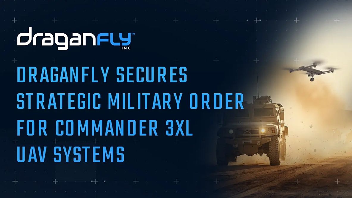 Draganfly Secures Strategic Military Order for Commander 3XL UAV Systems
