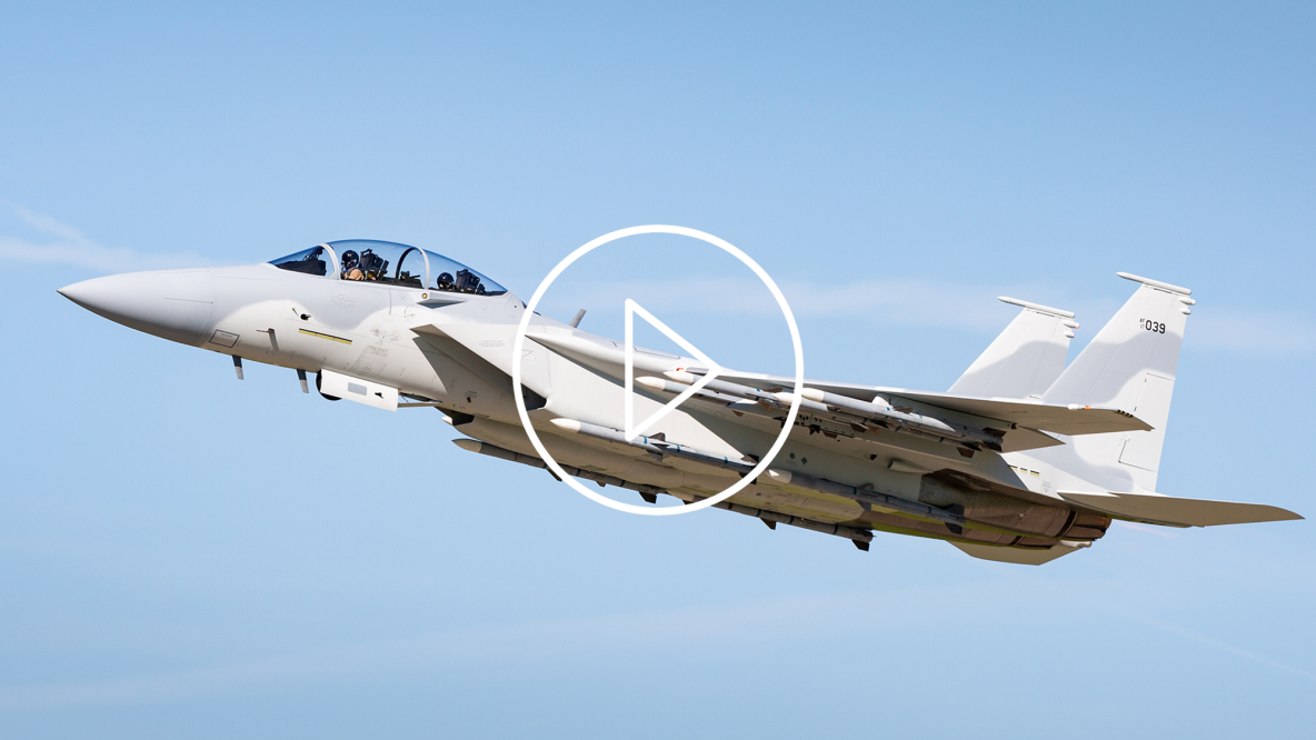 Fly Inside an F-15 Fighter Jet