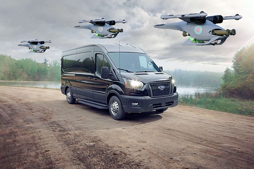 Britain Wants to Launch Large Drones from Transit Vans