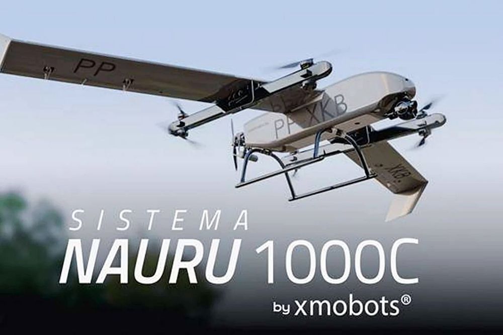 Brazilian Army Tests XMobots Nauru 1000C VTOL Drone for Surveillance Missions.