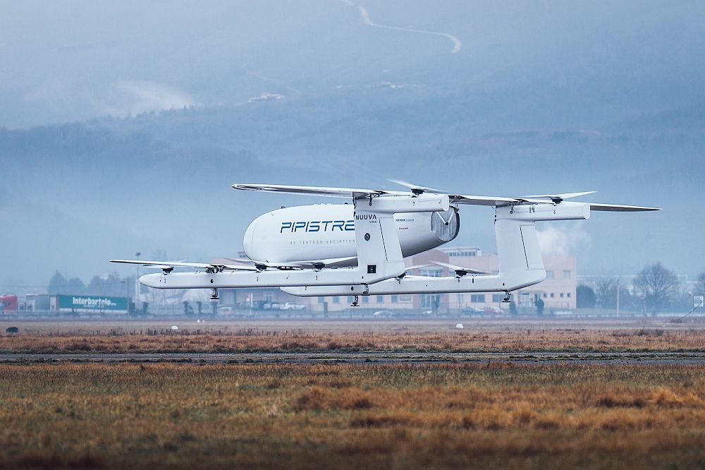 Successful First Hover Flight of Pipistrel Nuuva V300 a Long-Range, Large-Vapacity Hybrid-Electric VTOL