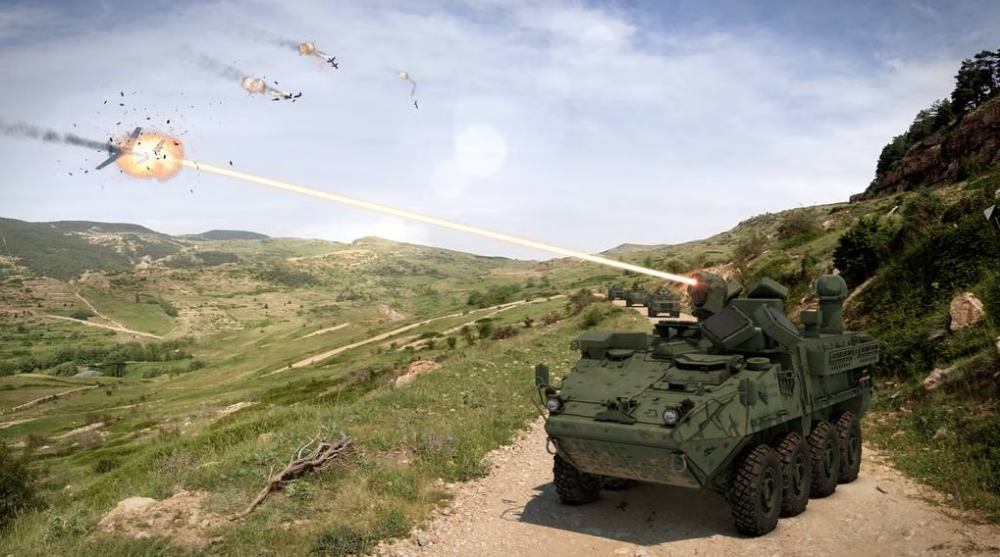 US Army Tests Laser Variant of Stryker-Based SHORAD System