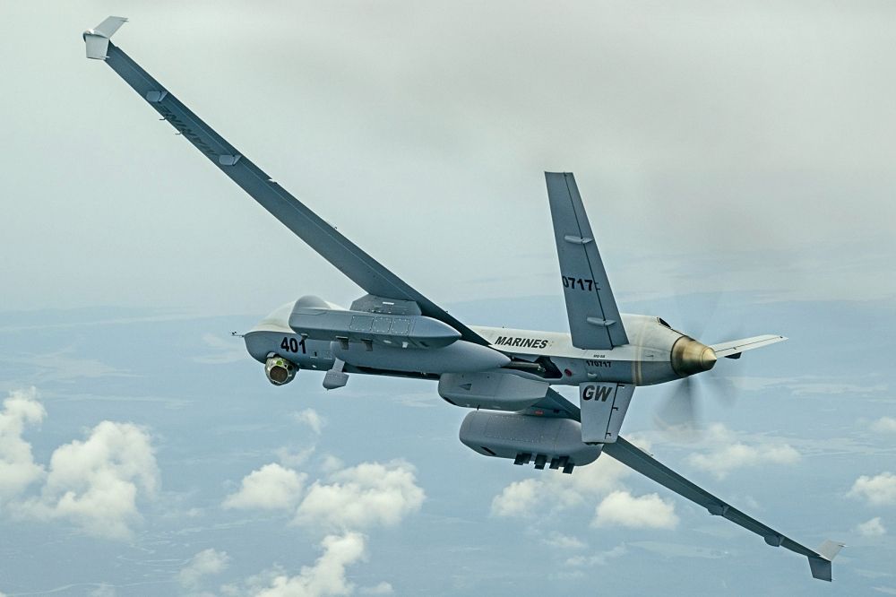 US Marines Fly MQ-9 Reaper with SkyTower II and RDESS/SOAR Pods